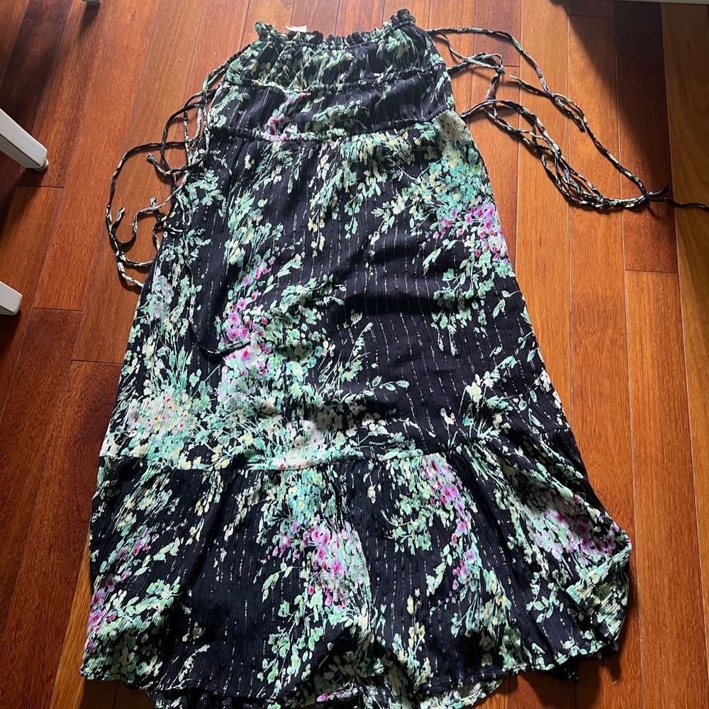 Sabina Musayev Pink and Green Maxi A-Line Skirt XS Pre❤️ in GUC - Picture 6 of 6